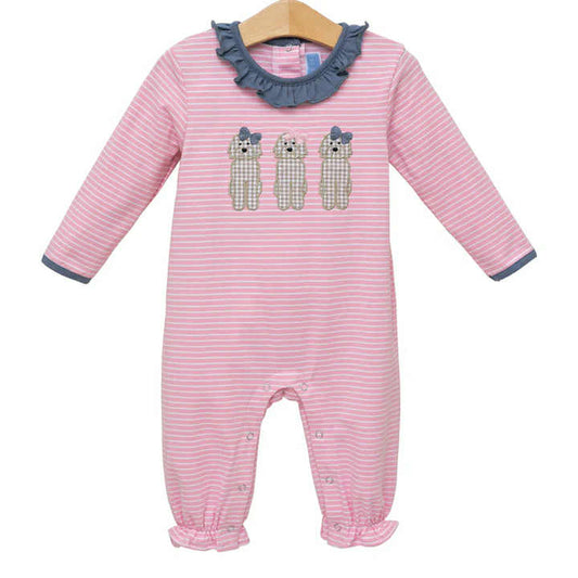 Dog ruffle romper