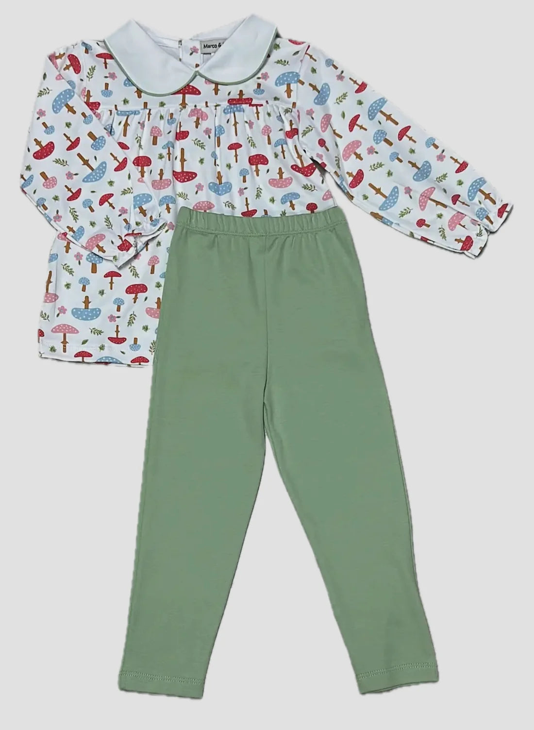 Fall mushrooms pants set