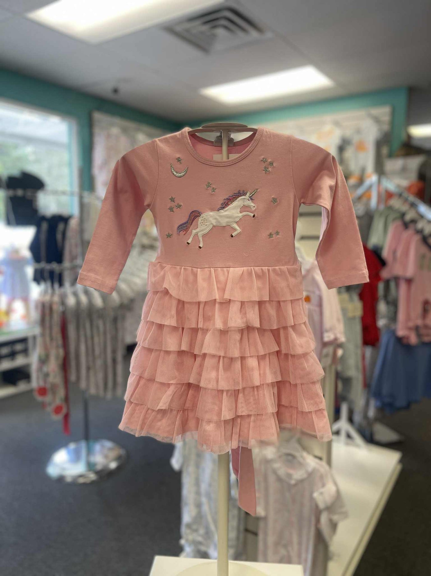 Ice pink tulle dress