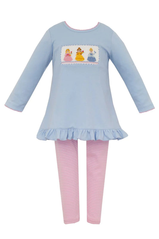SMOCKED PRINCESSES TUNIC SET
