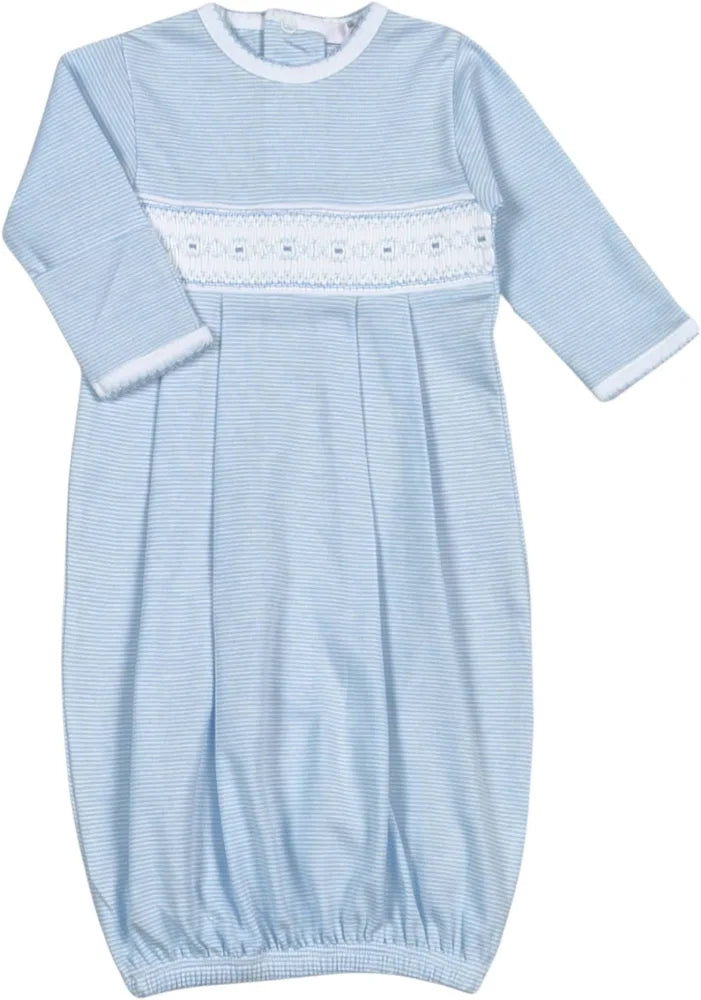 Blue Tim gown or footie