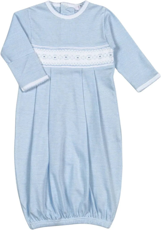 Blue Tim gown or footie