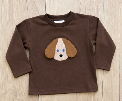 Long sleeve dog tee