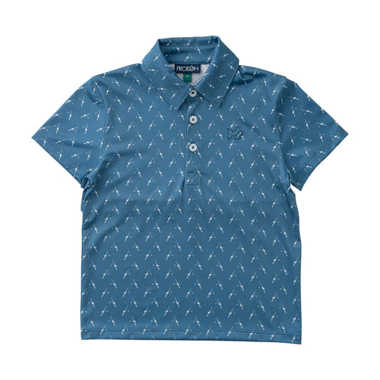 FISHING RODS SHORT SLEEVE POLO PERFORMANCE