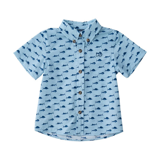 CLEAR SKY FISH PRINT